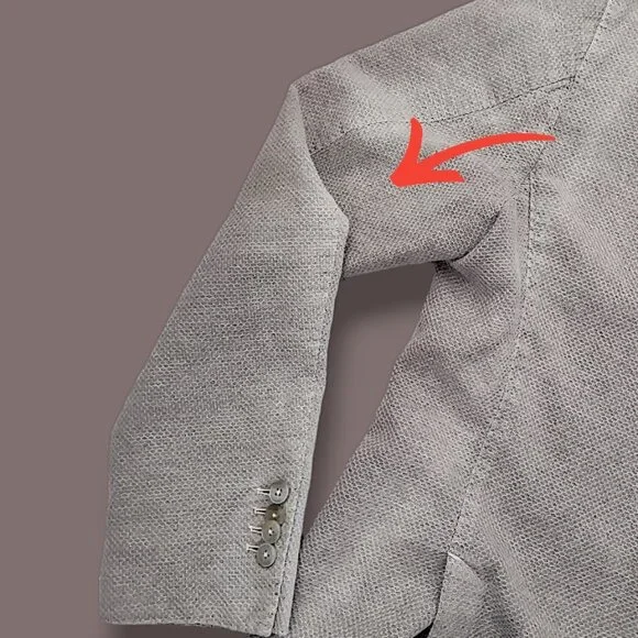 L.B.M. 1911 vintage made in Italy honeycomb textured blazer mens L/XL - Picture 9 of 13